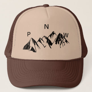 Gorra del camionero de PNW de letras del sistema