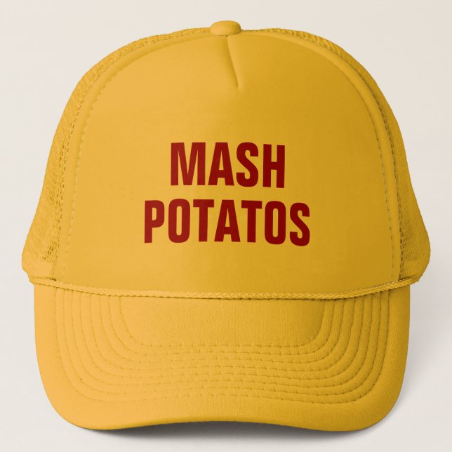 Gorra del camionero de Potatos del puré (Anverso)