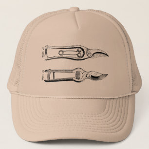 Gorra del camionero de Pruners de las herramientas