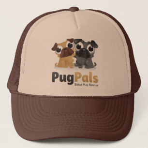 Gorra del camionero de Pug Pals, Inc.