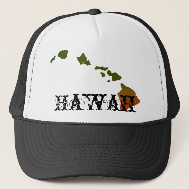 Gorra del camionero de Rasta Hawaii (Anverso)
