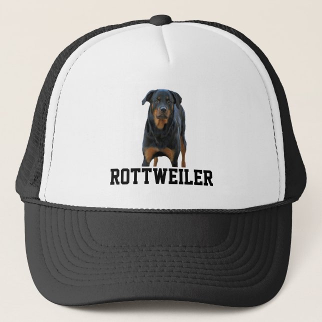Gorra del camionero de Rottweiler Heidi (Anverso)