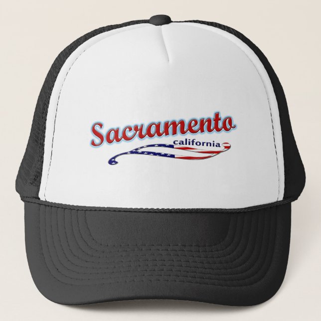 Gorra del camionero de Sacramento California (Anverso)