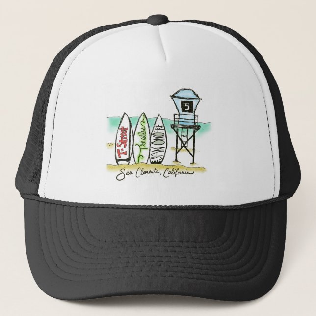 Gorra del camionero de San Clemente de la resaca (Anverso)