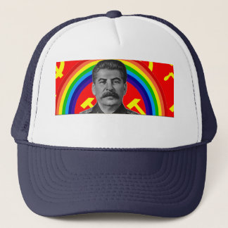 Gorra del camionero de Stalin del arco iris