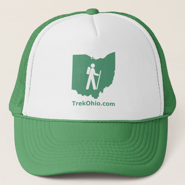 Gorra del camionero de TrekOhio, verde (Anverso)