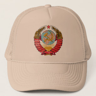 Gorra del camionero de Unión Soviética del vinta