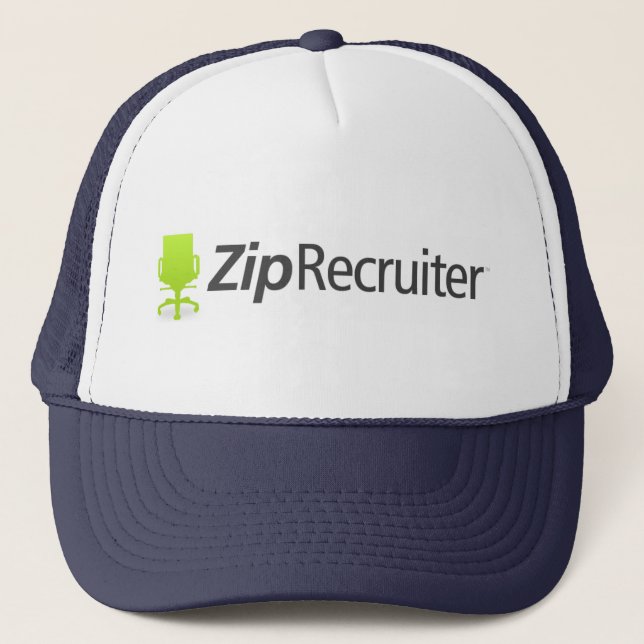 Gorra del camionero de ZIpRecruiter (Anverso)