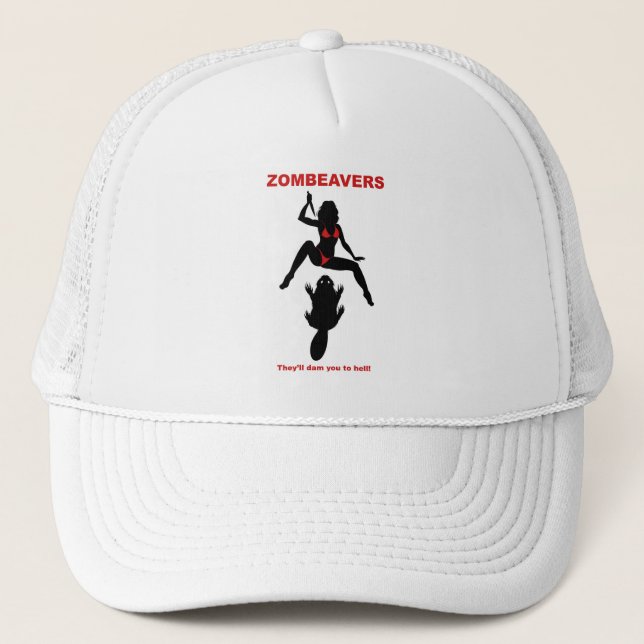 Gorra del camionero de ZOMBEAVERS (Anverso)