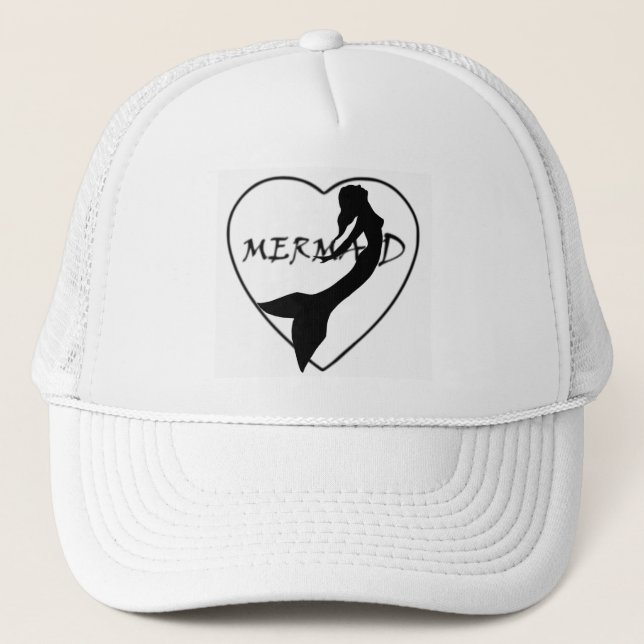 Gorra del camionero del amor de la sirena de (Anverso)