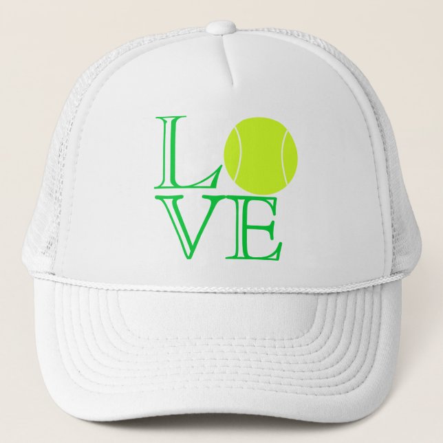 Gorra del camionero del amor del tenis (Anverso)