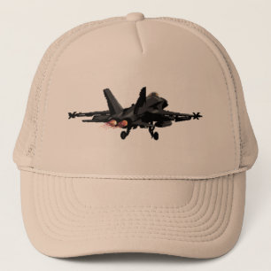 Gorra del camionero del avión de combate del