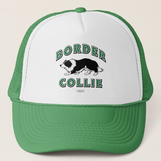 Gorra del camionero del border collie (Anverso)