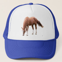 Gorra del camionero del caballo del alazán