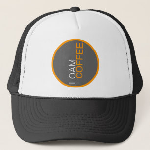 Gorra del camionero del café de la marga - b/w
