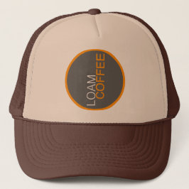 Gorra del camionero del café de la marga - marrón