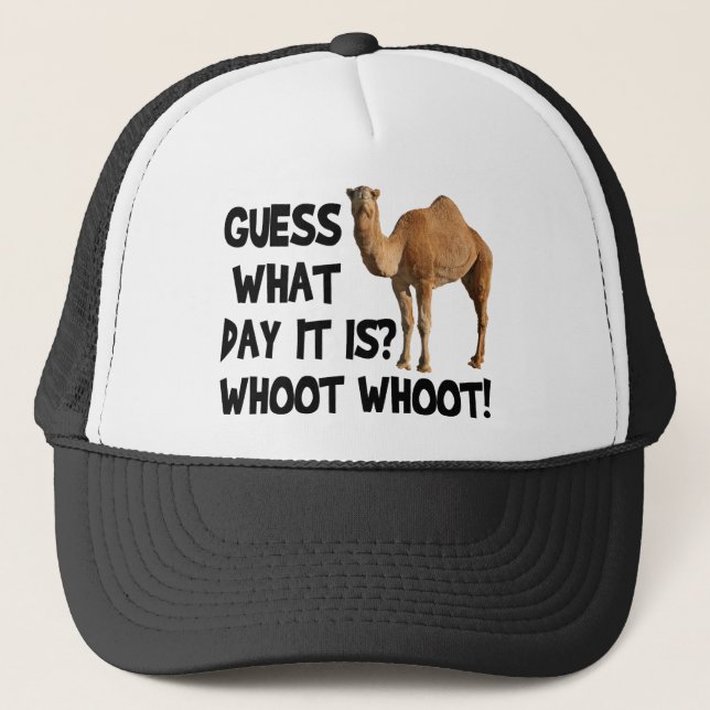 Gorra del camionero del camello del día de chepa (Anverso)