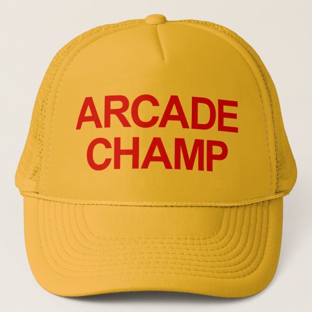 Gorra del camionero del campeón de la arcada (Anverso)