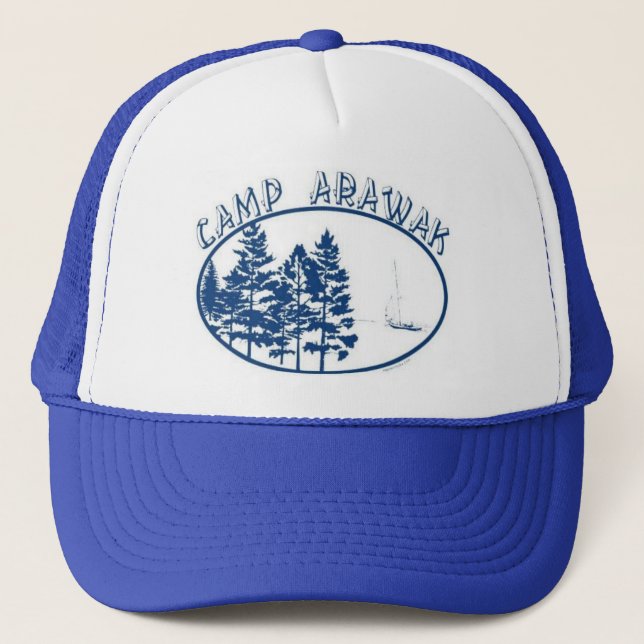 Gorra del camionero del campo de Arawak Sleepaway (Anverso)
