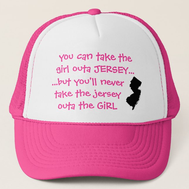 gorra del camionero del chica del jersey (Anverso)