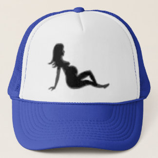Gorra del camionero del chica del Mudflap de Prego