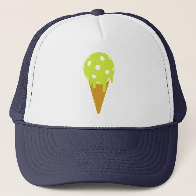 Gorra del camionero del cono de helado del verano (Anverso)