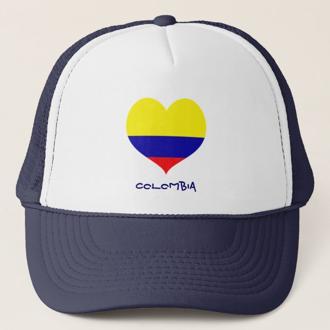 Gorra del camionero del corazón de Colombia (Anverso)