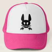 Gorra del camionero del cráneo del conejo de