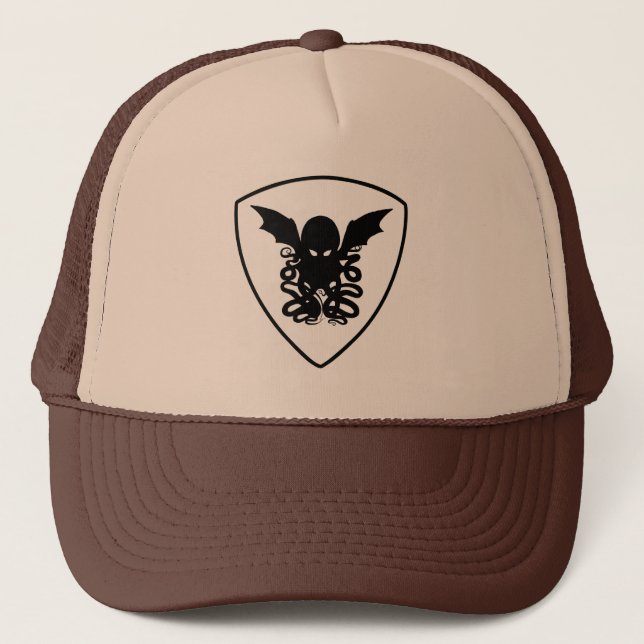 Gorra del camionero del escudo de Cthulhu (Anverso)