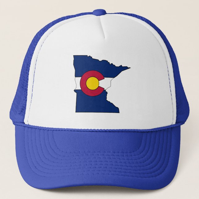 Gorra del camionero del esquema de Minnesota de la (Anverso)