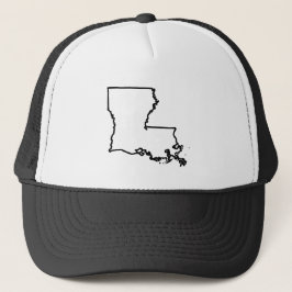 Gorra del camionero del estado de Luisiana