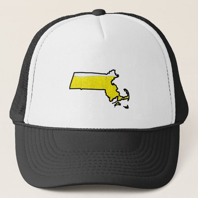 Gorra del camionero del estado de Massachusetts - (Anverso)