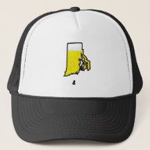 Gorra del camionero del estado de Rhode Island -