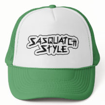 Gorra del camionero del estilo de Sasquatch
