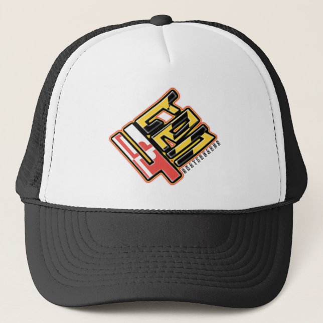 gorra del camionero del logotipo 4ten (Anverso)