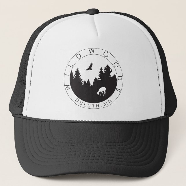 Gorra del camionero del logotipo de Wildwoods (Anverso)