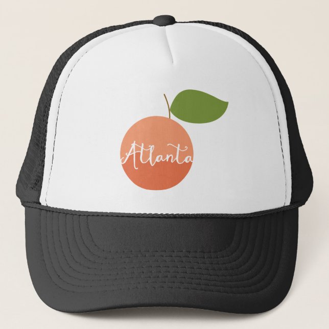 Gorra del camionero del melocotón de Atlanta, (Anverso)