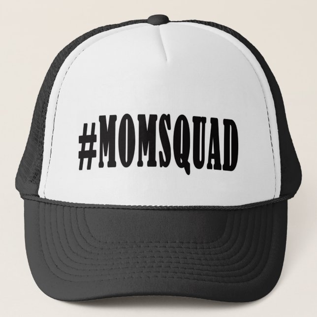 Gorra del camionero del #momsquad del pelotón de (Anverso)