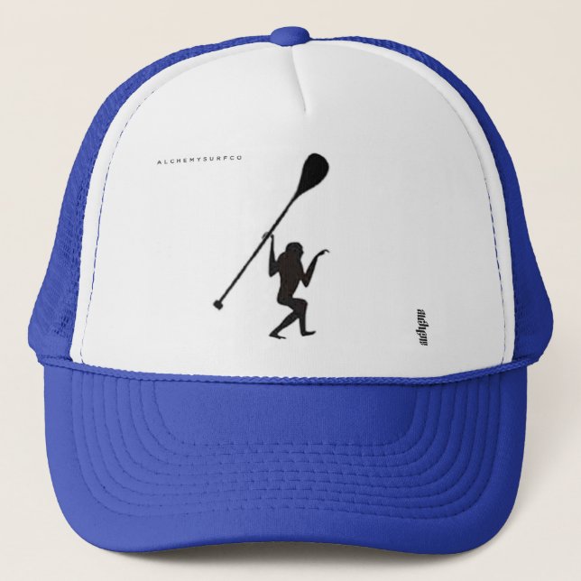 Gorra del camionero del mono de la resaca de la (Anverso)