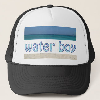 Gorra del camionero del muchacho de agua