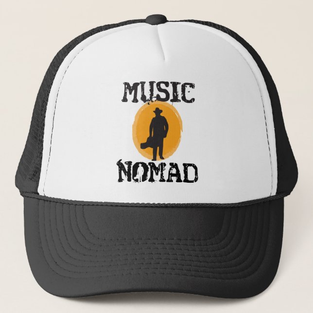 Gorra del camionero del nómada de la música (Anverso)