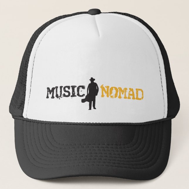 Gorra del camionero del nómada de la música (Anverso)