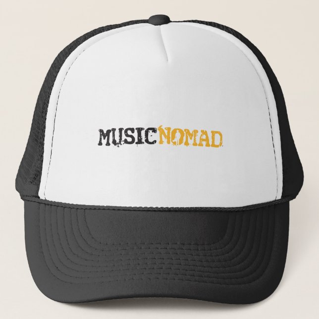 Gorra del camionero del nómada de la música (Anverso)