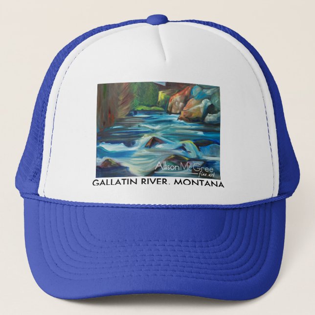 Gorra del camionero del río de la galatina, (Anverso)