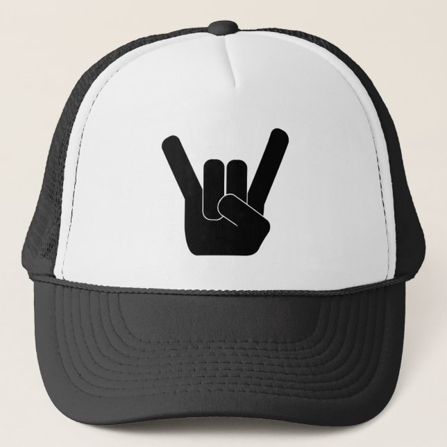 Gorra del camionero del Rótulo de la roca (Anverso)
