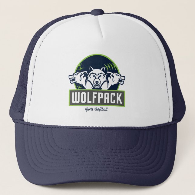 Gorra del camionero del SnapBack de WolfPack (Anverso)