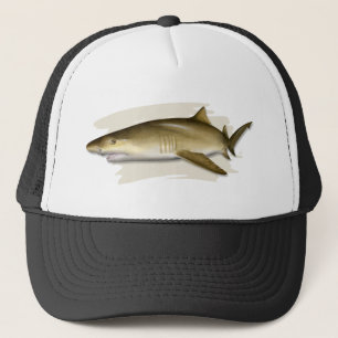 Gorra del camionero del tiburón de limón