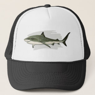 Gorra del camionero del tiburón de tigre