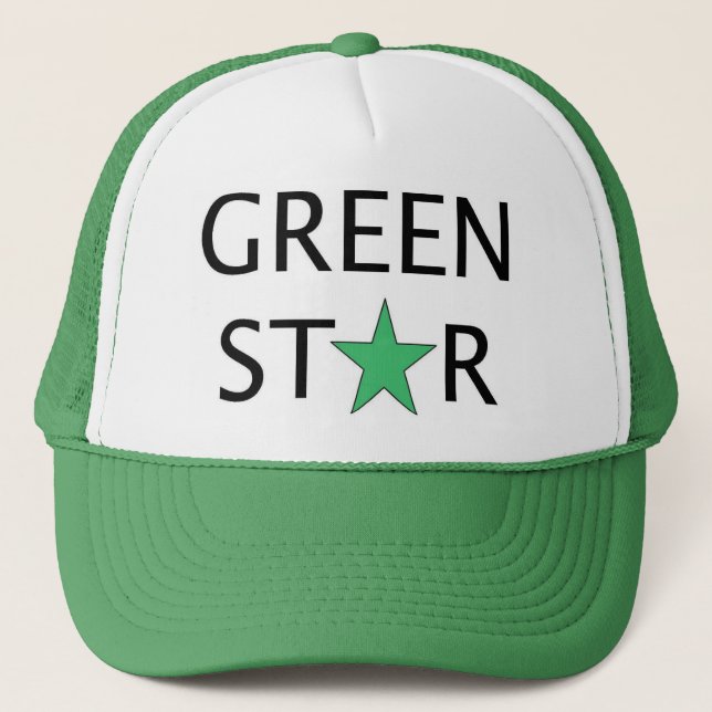 Gorra del camionero - estrella verde (Anverso)
