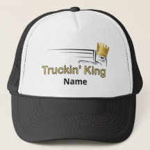 Gorra del camionero - "rey de Truckin" Taxi-sobre